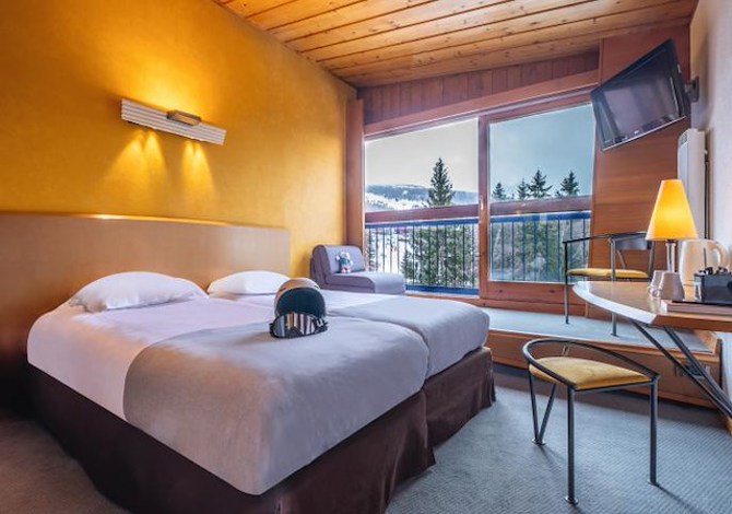 Room for 2 persons Classic All inclusive - Belambra Clubs Arc 1800 - Hôtel Du Golf - All inclusive - Les Arcs 1800