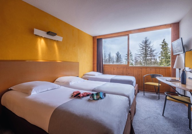 3 person Classic All inclusive room - Belambra Clubs Arc 1800 - Hôtel Du Golf - All inclusive - Les Arcs 1800