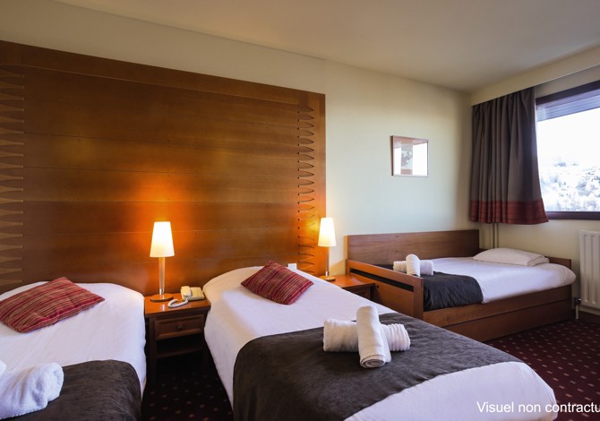 Classic Room for 4 people - Half board - Hotel La Plagne Le Terra Nova - Plagne Centre
