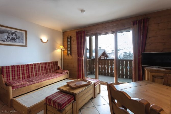 3 Privilege Rooms 6 persons - Belambra Clubs Résidence Les Menuires - Le Hameau Des Airelles - Les Menuires Preyerand