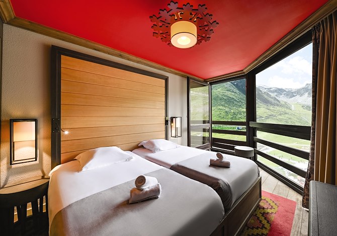 Chambre 2 personnes Privilège Communicantes Tout inclus - Belambra Clubs Tignes - Val Claret - Tignes Val Claret