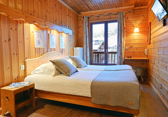 Room 2 persons Mountain View Half board - Hôtel L'Arbina 3* - Tignes 2100 Le Lac