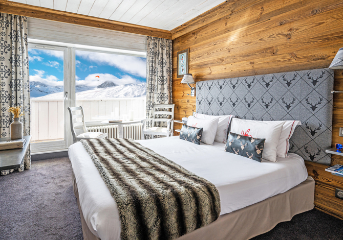 Room 2 persons Privilège Half board - Hôtel Les Campanules 4* - Tignes 2100 Le Lac