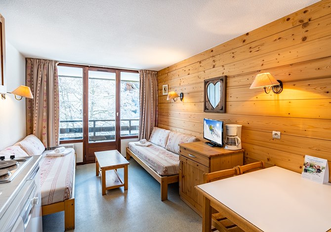 Studio 4 People - Résidence Vacanceole ~ Le Grand Morillon - Morillon 1100 Les Esserts