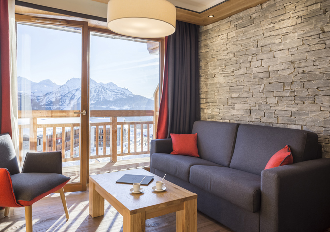 Suite 2 personnes Supérieure Famille 1/2 Pension - Hôtel Alparena 4* - La Rosière