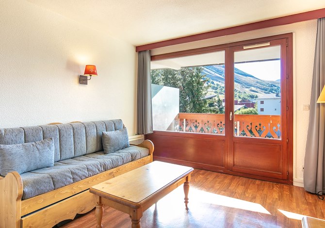 Studio for 2 guests - Résidence Vacanceole l'Edelweiss - Les Deux Alpes Centre