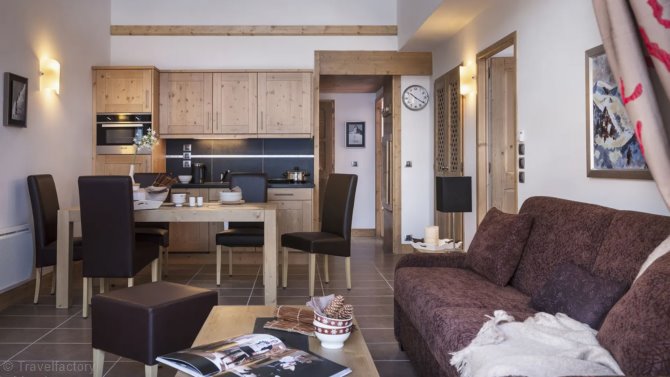 3-room apartment 6 people . - Résidence CGH & SPA Le Lodge des Neiges 4* . - Tignes 1800