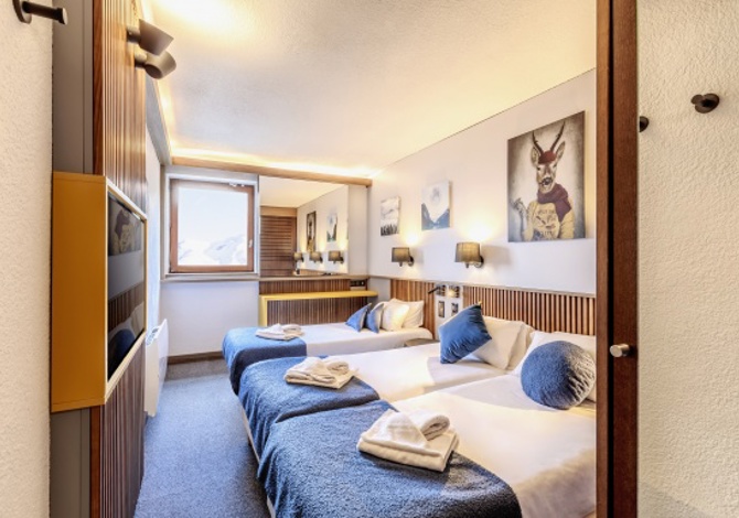 Bedroom for 3 people Full board - Hôtel Club MMV Arc 2000 Altitude 4* - Les Arcs 2000