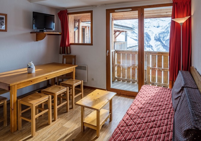 2-room apartment 6 people Mountain corner - Skissim Classic - Résidence Le Pra Palier 3* - Orcières Merlette 1850