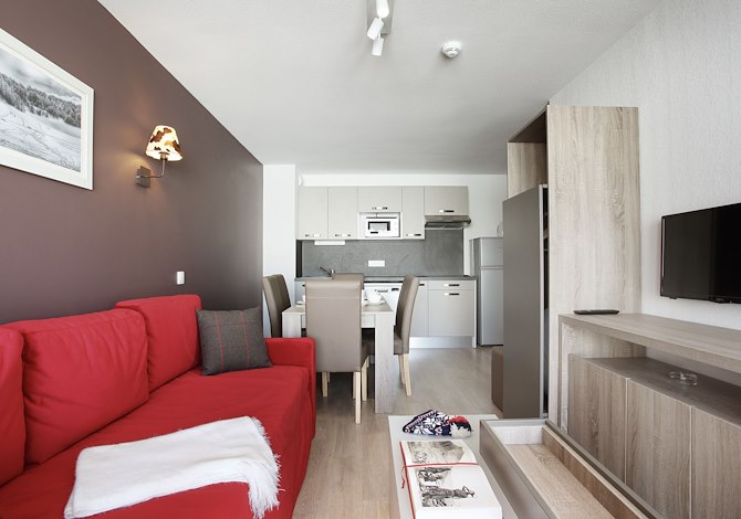 3-room apartment 6 people comfort - Skissim Premium - Résidence Front de neige 4* - Plagne Villages