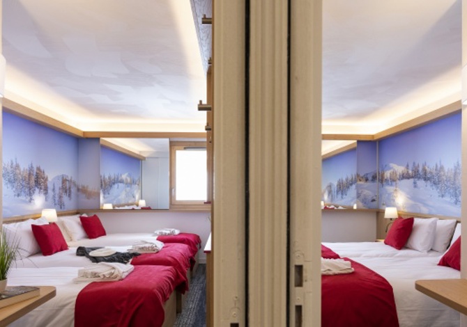 Room for 5 Persons on a Full Board Basis - Hôtel Club MMV Plagne 2000 4* - Plagne - Aime 2000