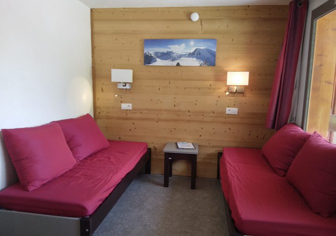 Divisible studio 4 people 416 view valley - travelski home select - Residence 3000 - Plagne Bellecôte