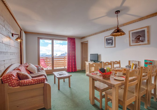 4-room apartment 8 people - travelski home premium - Residence Le Sun Valley 4* - Plagne - Soleil