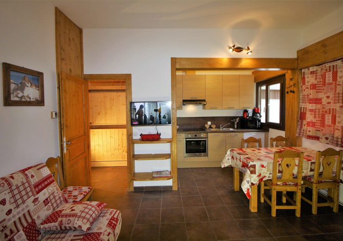 2-room apartment 6 people South West CHALTOUR1 . - CHALET DE LA TOUR - Tignes 2100 Le Lac