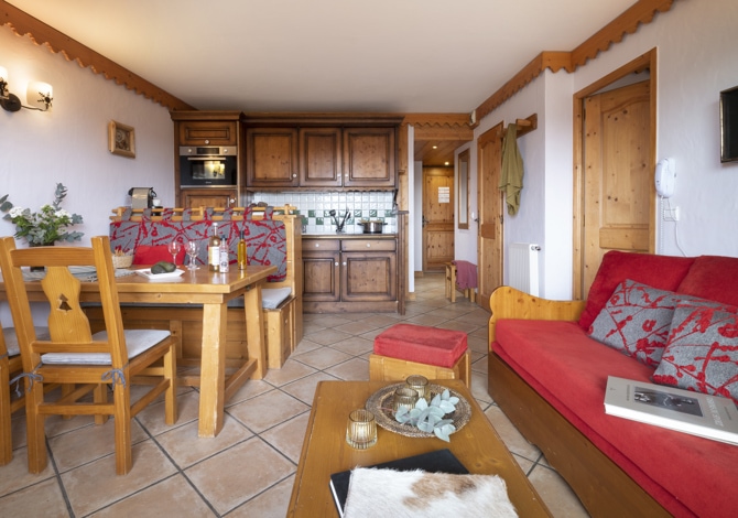 3-room apartment 6 people . - Pierre & Vacances Residence Premium Le Roselend 4*. - Les Arcs 1800