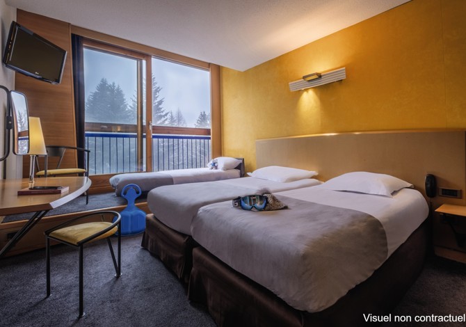 Classic Room 2 adults + 1 child Sofa Bed All In - Belambra Clubs Arc 1800 - Hôtel Du Golf - All inclusive - Les Arcs 1800