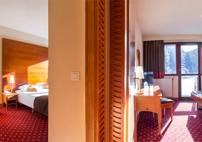 2 Rooms 3 Adults with view Half board - Hotel La Plagne Le Terra Nova - Plagne Centre