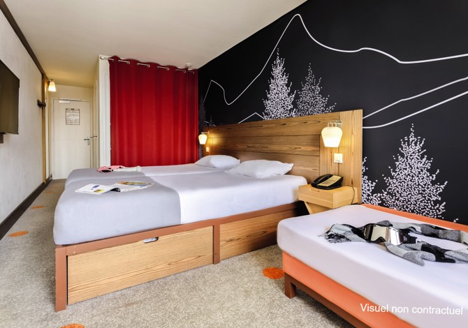 Room for 2 adults and 1 child with Full board view - Belambra Clubs Avoriaz - Les Cimes du Soleil - All inclusive - Avoriaz