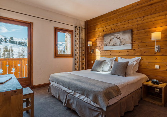 Room 2 persons Comfort South Breakfast - Hôtel Carlina 4* - Plagne - Belle Plagne