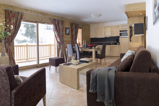 2 rooms for 2/4 guests - Résidence CGH & SPA Le Village de Lessy 4* - Le Grand Bornand