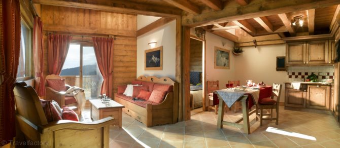 3 rooms for 4/6 guests (gold) - Résidence CGH & SPA Le Village de Lessy 4* - Le Grand Bornand