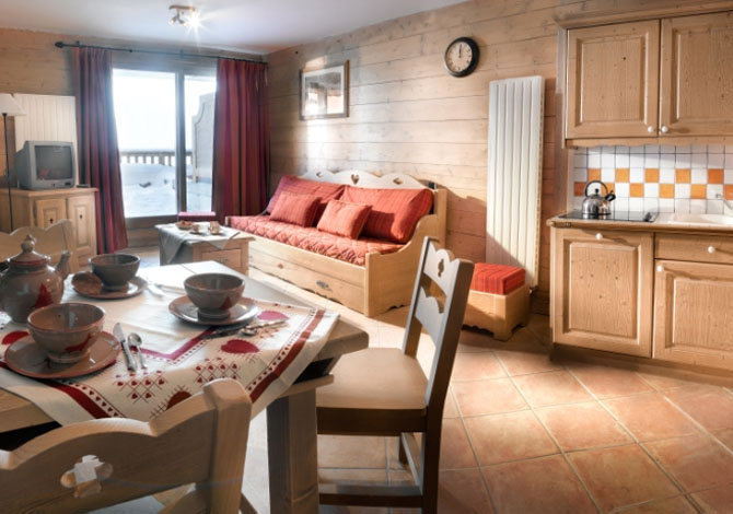 Duplex - 3 rooms for 4/6 guests - Résidence CGH & SPA La Ferme du Val Claret 4* - Tignes Val Claret