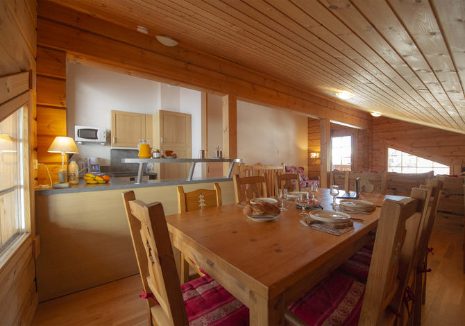 Chalet 4 pieces 10 personnes - Les Chalets de Crête Côte Village - Plagne 1800
