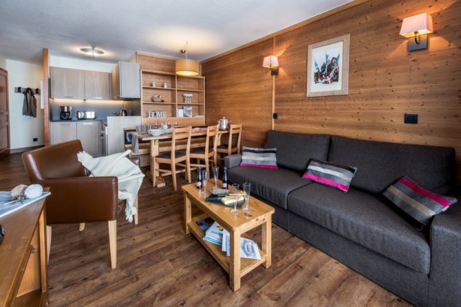 3 Rooms 4/6 people - Résidences Village Montana 4* - Val Thorens