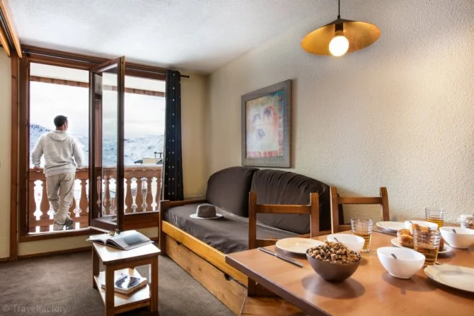 4 Pieces 6/8 Persons Classic with Mezzanine - Résidence Le Cheval Blanc 3* - Val Thorens