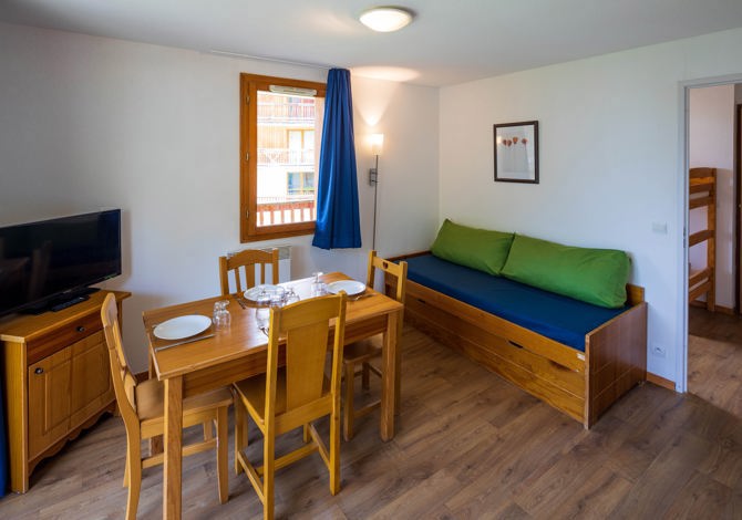 1 bedroom + cabin room 4/6 guests - Résidence Les Chalets de Bois Méan 3* - Les Orres