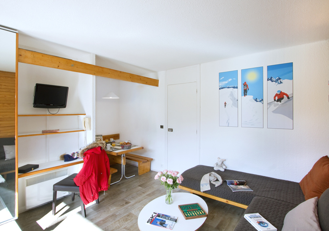 2-room apartment 5 people Mountain View F6 - travelski home classic - Residence Bellecôte - Plagne Bellecôte
