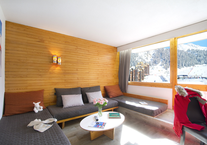 2-room apartment 5 people Slopes View F6 - travelski home classic - Residence Bellecôte - Plagne Bellecôte