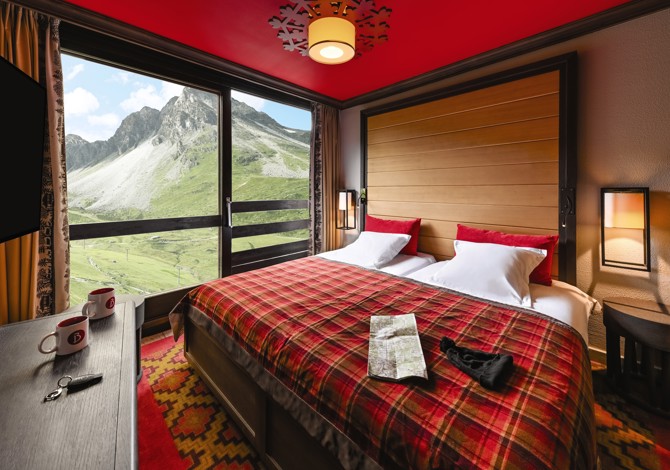 Premium Room for 4 people with Cabin and View for 3 Adults and 1 Child under 12 All Inclusive - Belambra Clubs Tignes - Val Claret - Tignes Val Claret