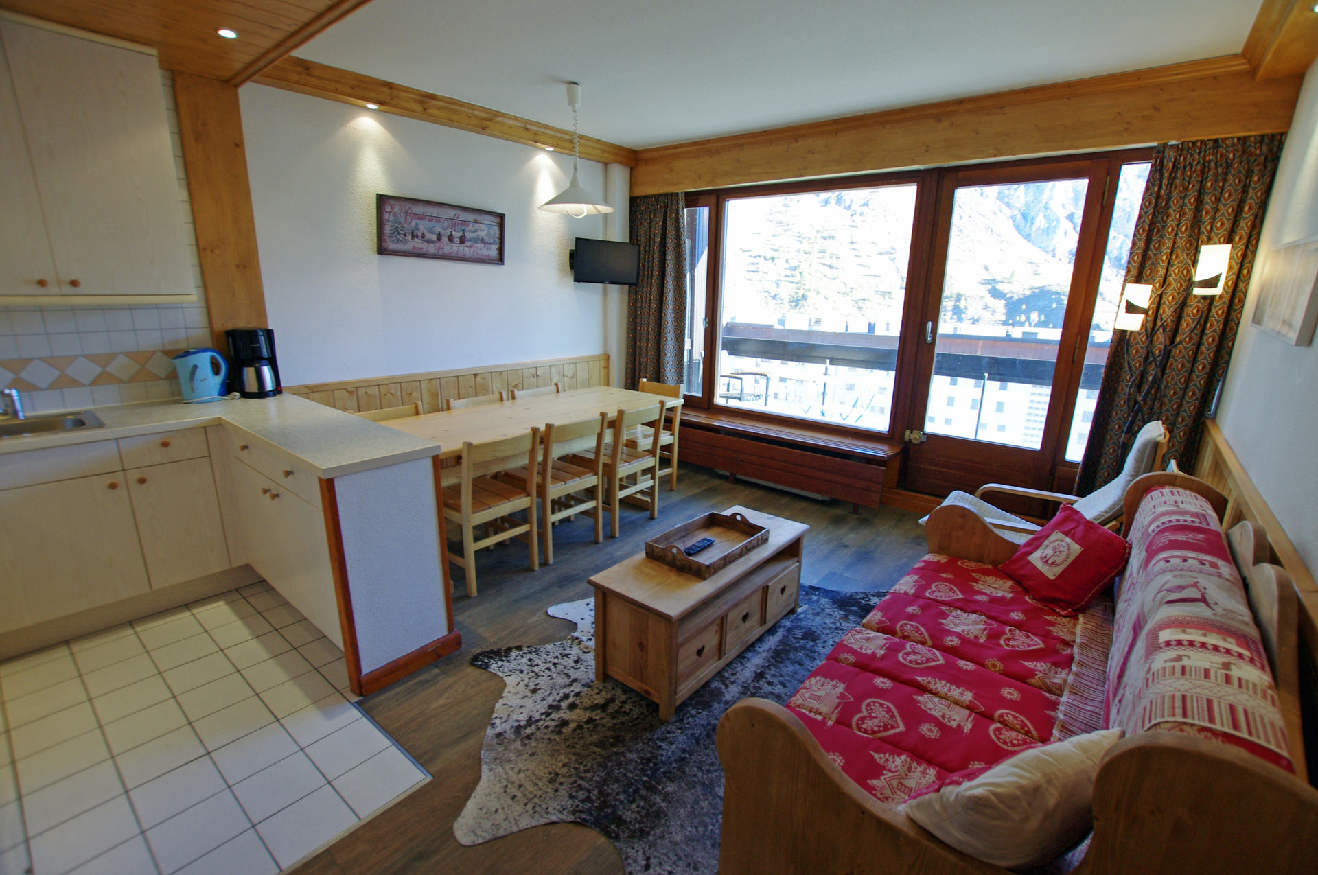 3-room apartment 7 people BROUGE121 . - Apartements BEC ROUGE - Tignes 2100 Le Lac