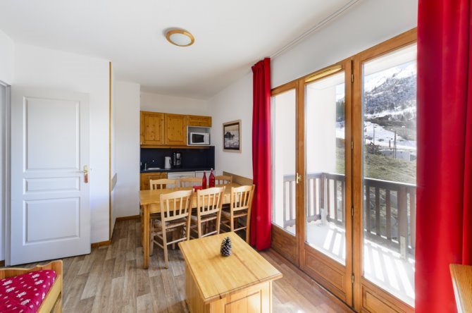 3-room apartment 6 people . - travelski home select - Residence Les Hauts de Valmeinier 4* - Valmeinier