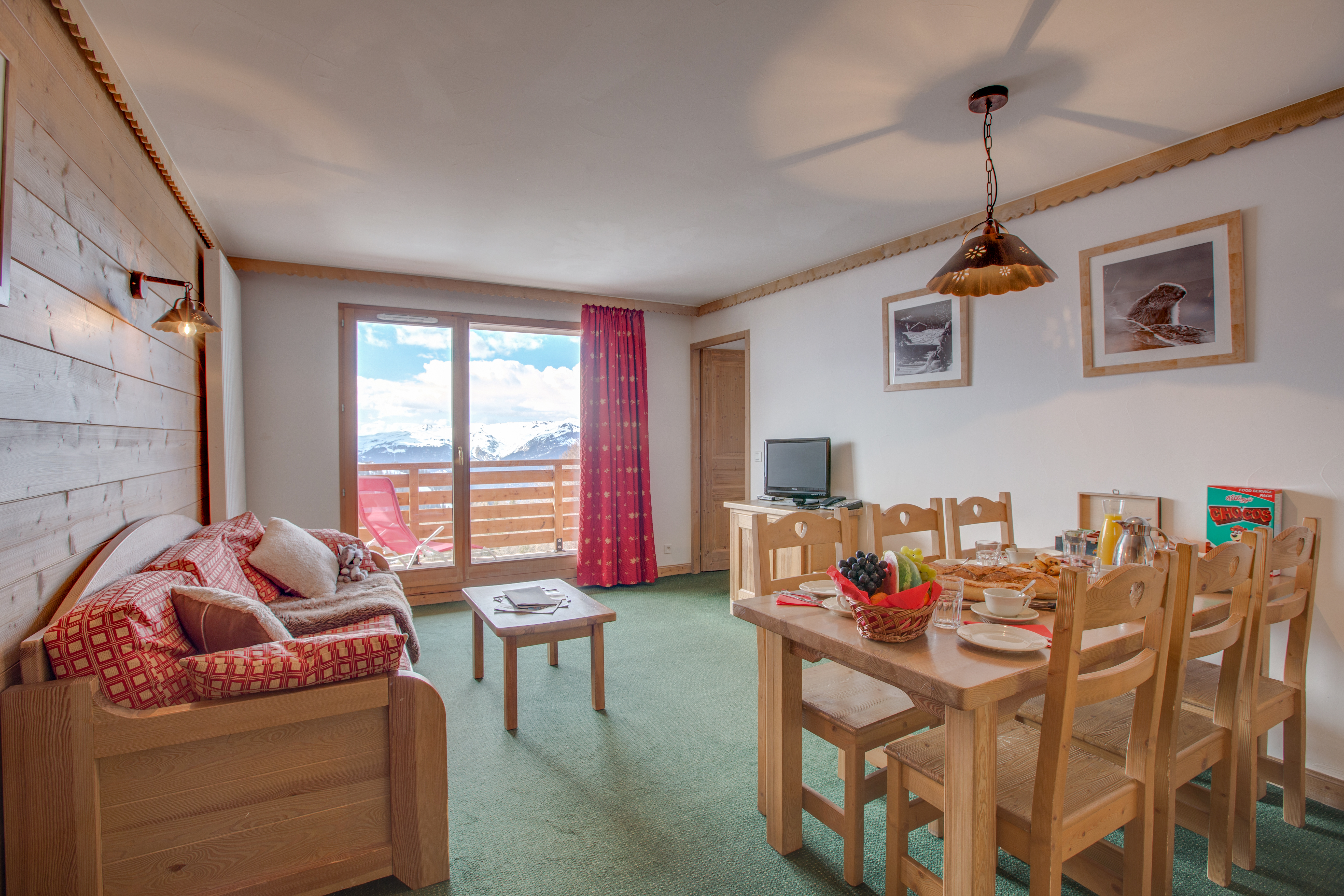 4-room apartment 8 people . - travelski home premium - Residence Le Sun Valley 4* - Plagne - Soleil