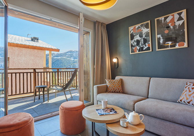 3 Rooms 6 Guests PMR - Résidence Prestige Odalys Le Mont d'Auron - Auron