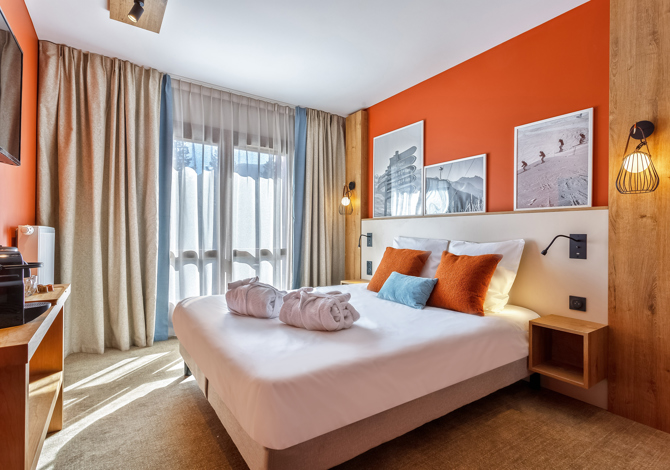 Premium Room apartment 2 people Balcony 2-0 - Club Belambra Flaine Panorama - All inclusive - Flaine Montsoleil 1750