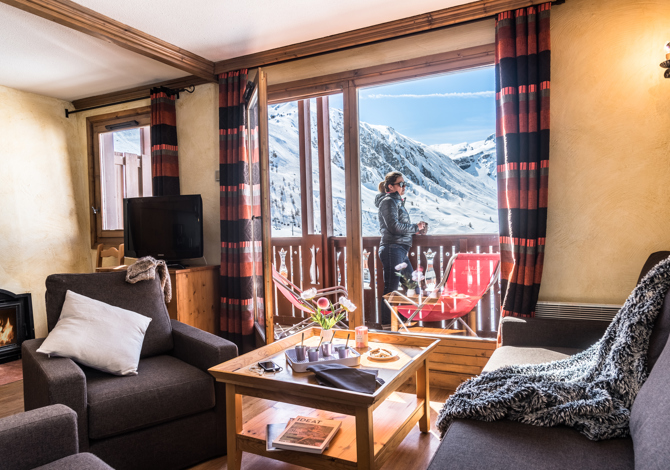 3 Bedrooms for 8 people - Cabin and sauna - Résidences Village Montana 4* - Tignes 2100 Le Lac