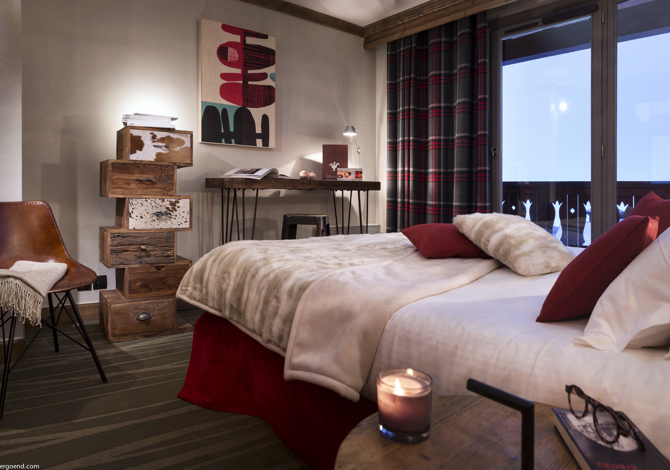 5-person Privilege room with mountain view Early booking - Hôtel Village Montana 4* - Tignes 2100 Le Lac