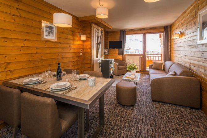 3 Pieces 4/6 Persons Comfort - Résidence Val 2400 4* - Val Thorens