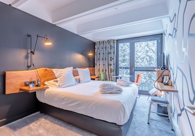 Suite for 5 people on half-board basis - Hôtel Totem 3* - Flaine Forum 1600
