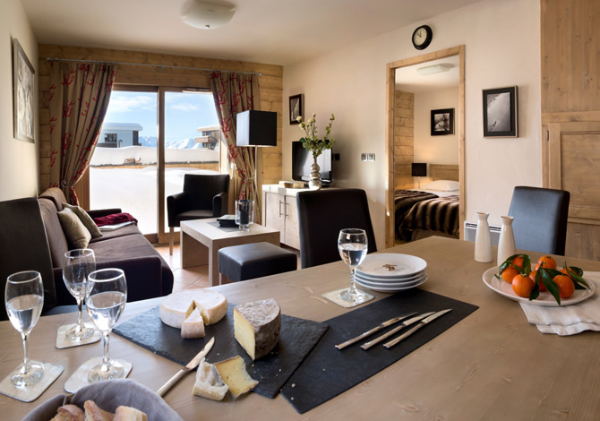 4 bedrooms 8/10 people - Duplex - Résidence CGH & SPA Le Cristal de l'Alpe 4* - Alpe d'Huez