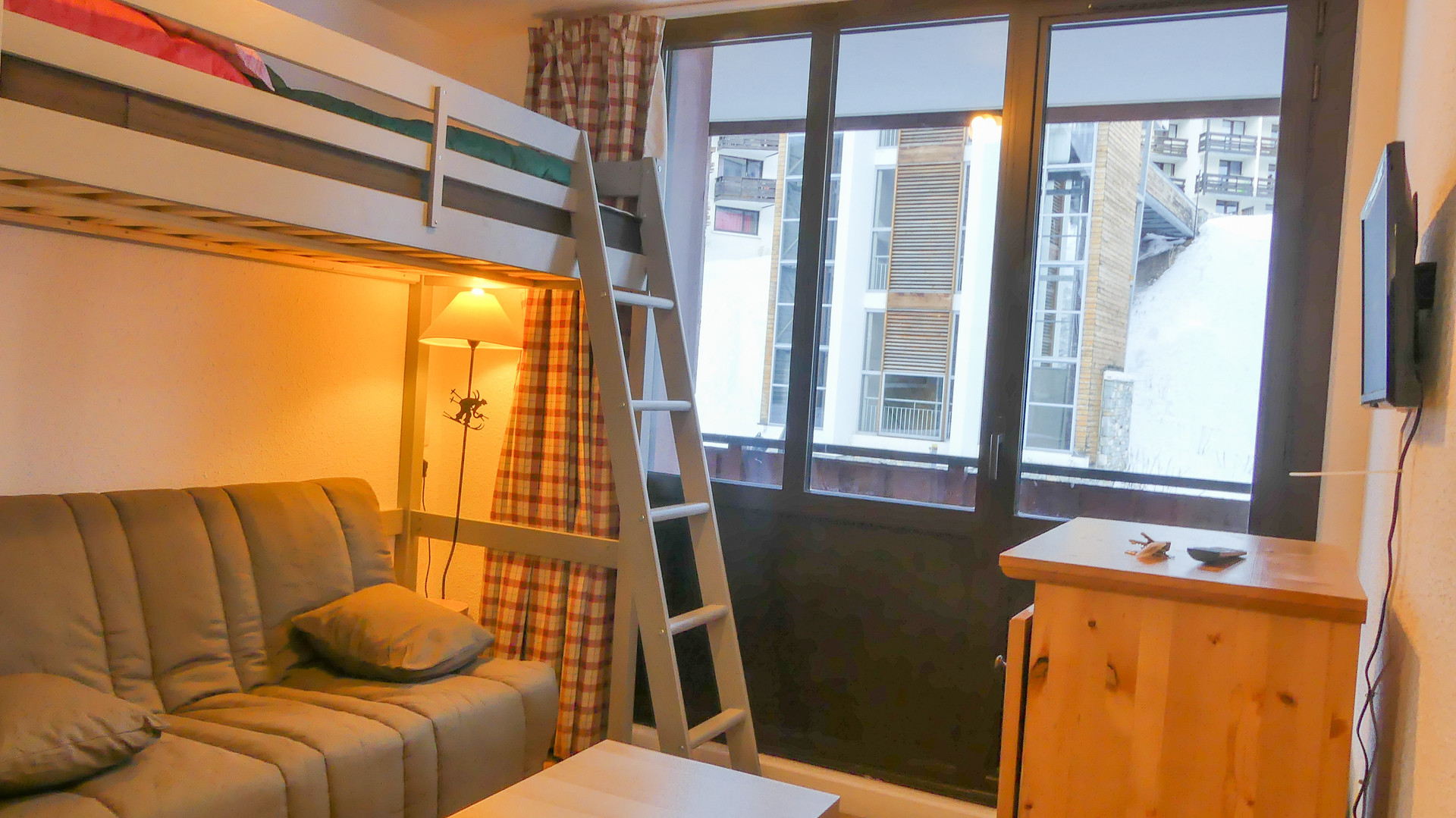 Studio 3 people - travelski home choice - Apartements ROND POINT DES PISTES A - Tignes Val Claret