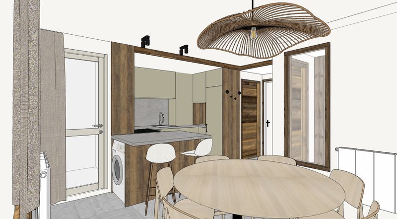Studio 2 personnes - travelski home choice - Apartements AIGUE-MARINE - Plagne - Belle Plagne
