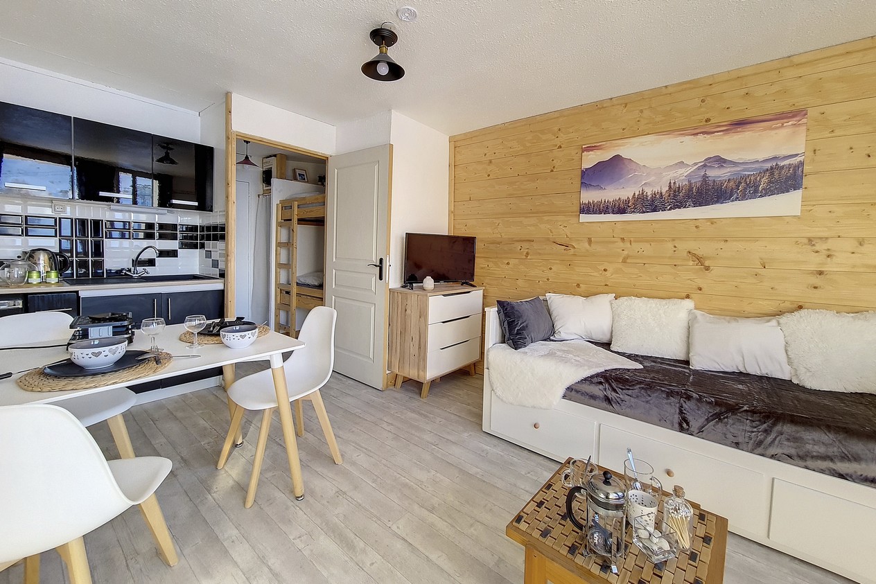 Studio 3 people - travelski home choice - Apartements CARON - Les Menuires Preyerand