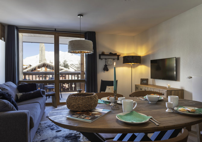 2 Pieces 6 Personnes avec cabine - Résidence Neige et Soleil - Les Deux Alpes Centre