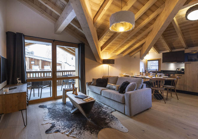 3 Rooms 8 People with cabin - Résidence Neige et Soleil - Les Deux Alpes Centre