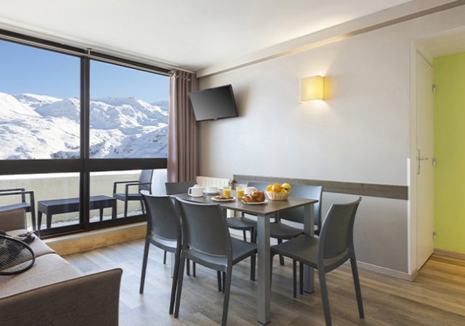 3 Pieces 6 Persons - SOWELL RESIDENCES Crêt Voland 4* - Les Menuires Brelin