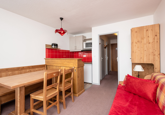 Studio 4 people - travelski home select - Residence Le Chamois d'Or 3* - Val Thorens